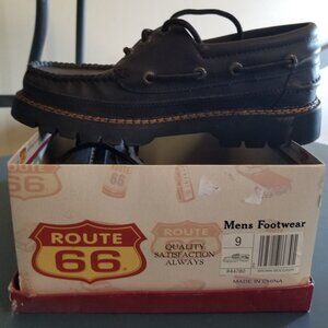 Route 66 Mens Brown Moccasin Shoes Size 9 NEW